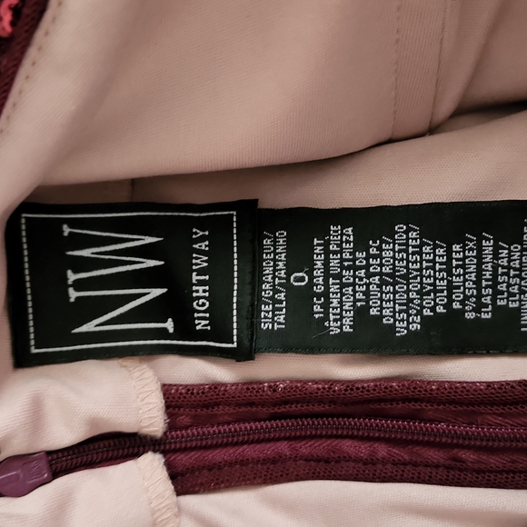 NW Nightway Sequined High Neck Backless Prom Dress - Picture 13 of 15